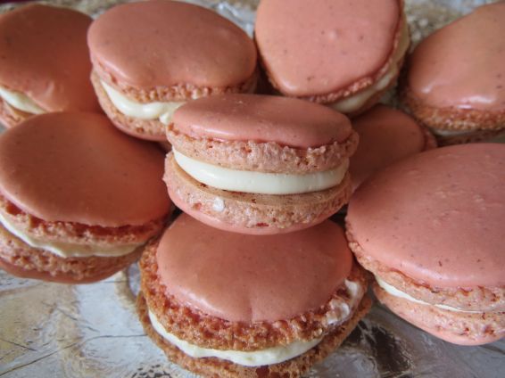 Photos 1 от recipe за Pink French Macarons