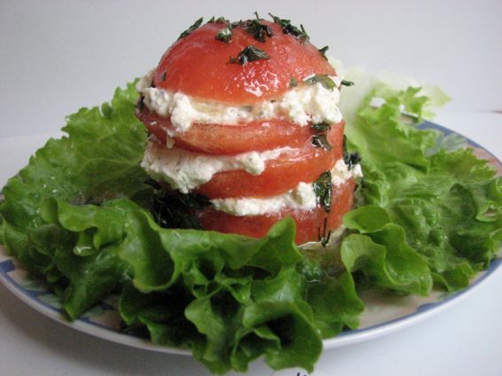 Photos 1 от recipe за Tomato towers