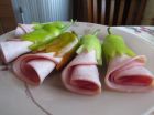 Photos 2 от recipe за Roses from ham and green peppers